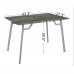5-Piece Dining Table Set with 4 Chairs Modern Rustic Wood-Look Tabletop & Sturdy Steel Frame Kitchen Dining Room Breakfast Table Set for Small Spaces Gray Finish 5-Piece Dining Table Set with 4 Chairs Modern Rustic Wood-Look Tabletop & Sturdy Steel Frame Kitchen Dining Room Breakfast Table Set for Small Spaces Gray Finish